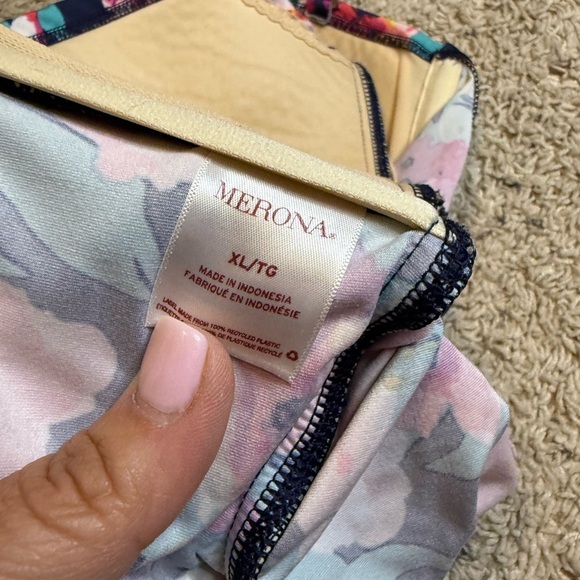 Merona Pastel Floral Swim Top - Picture 3 of 3